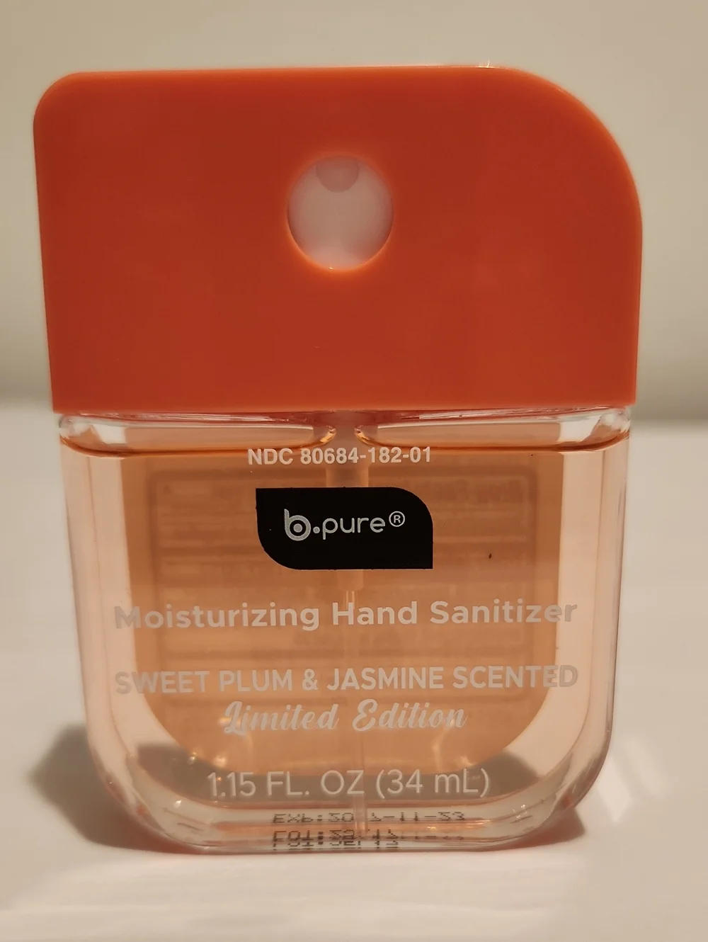 b·pure Moisturizing Hand Sanitizer - Sweet Plum & Jasmine -1/$6,2/$10,3/$12